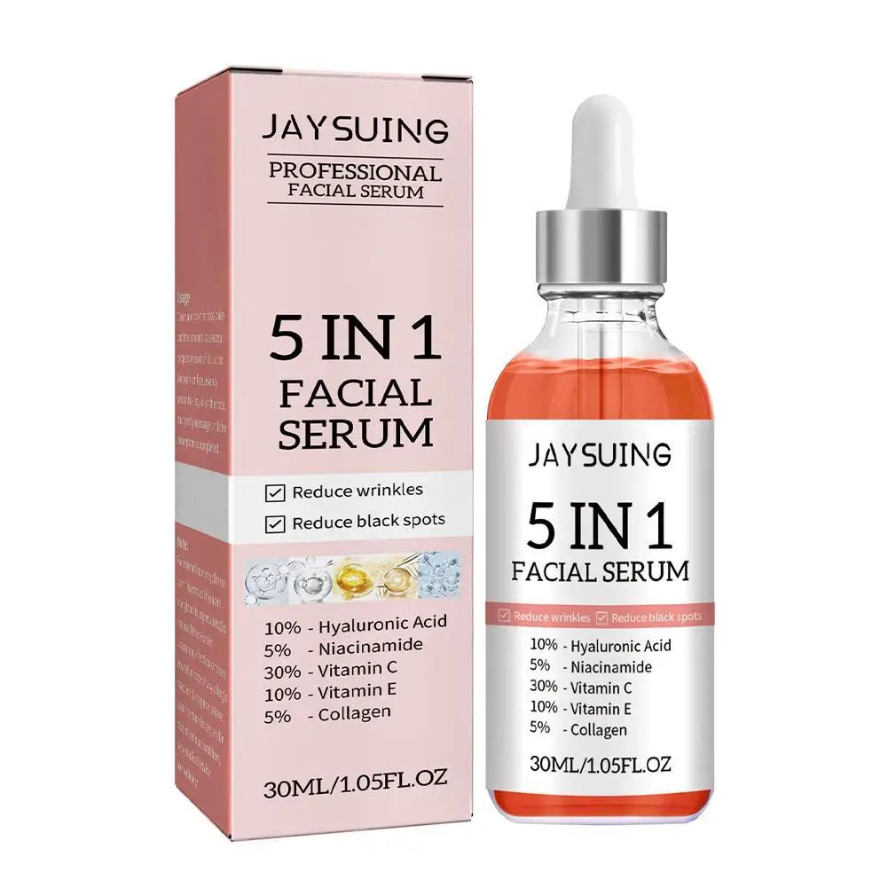 5-in-1 Vitamin C Hyaluronic Acid Facial Serum