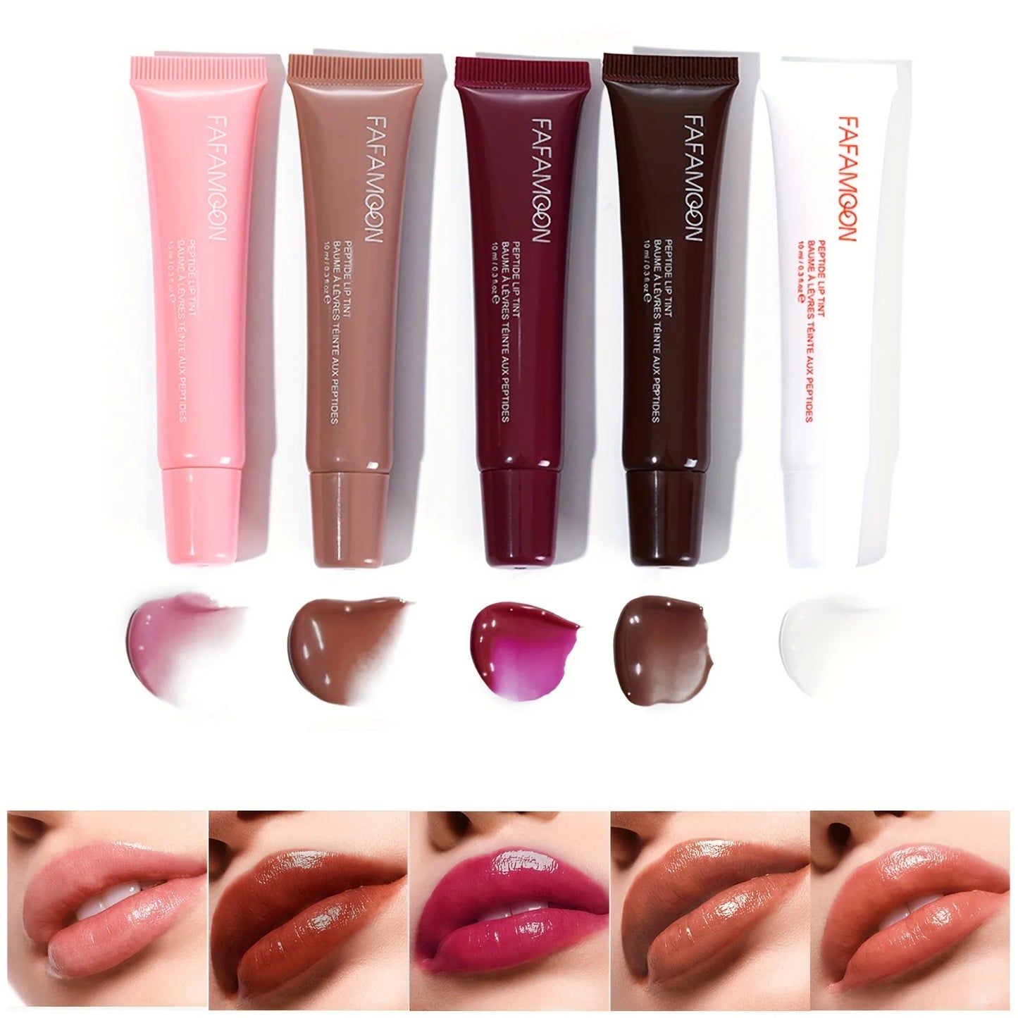 5-color Glossy Lip Balm