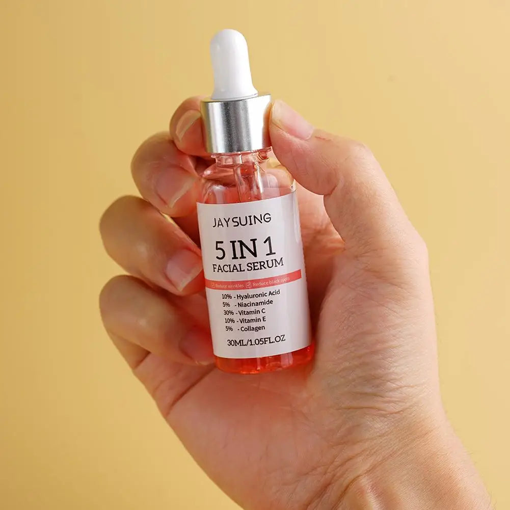 5-in-1 Vitamin C Hyaluronic Acid Facial Serum