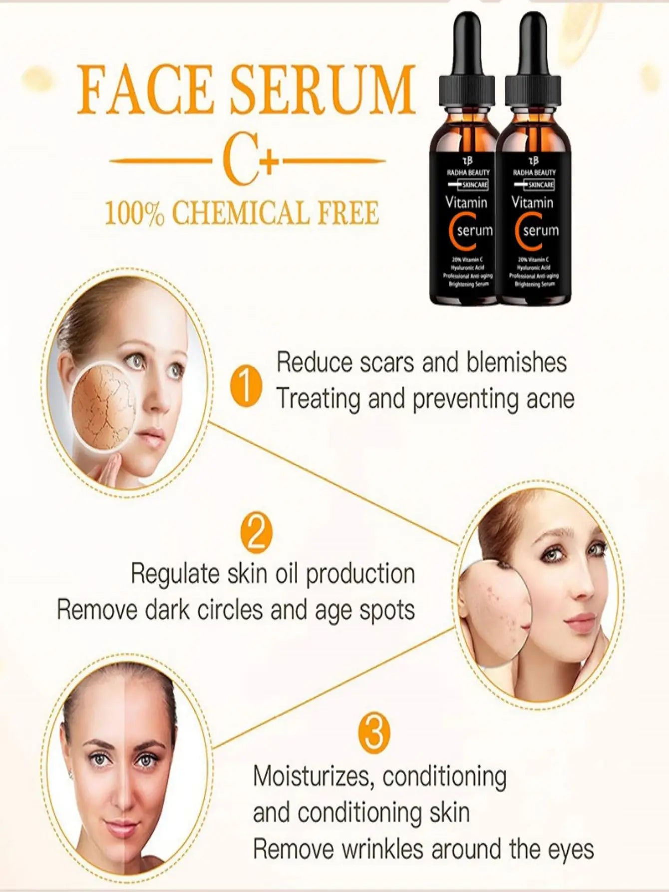 20% Vitamin C Hyaluronic Acid Serum