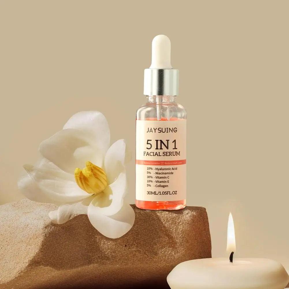 5-in-1 Vitamin C Hyaluronic Acid Facial Serum